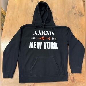 AARMY New York Marlin Independent MENS PREMIUM 450gm HEAVYWEIGHT HOODIE SzXL